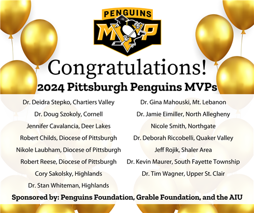 Congrats! 2024 Pittsburgh Penguins MVPS